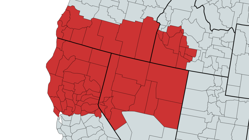 Proposed region served by the Sparks Regional Film Festival.